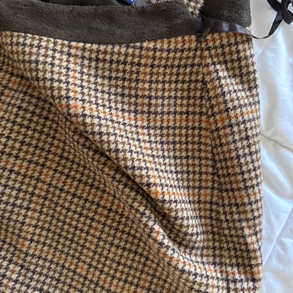 Wool plaid skirt - Picture 4 of 4
